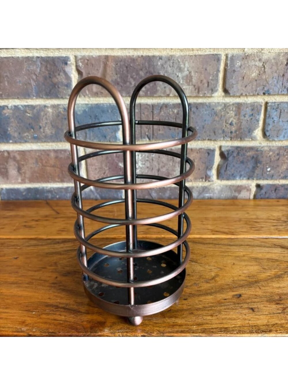 Copper Utensil Holder - Read Description